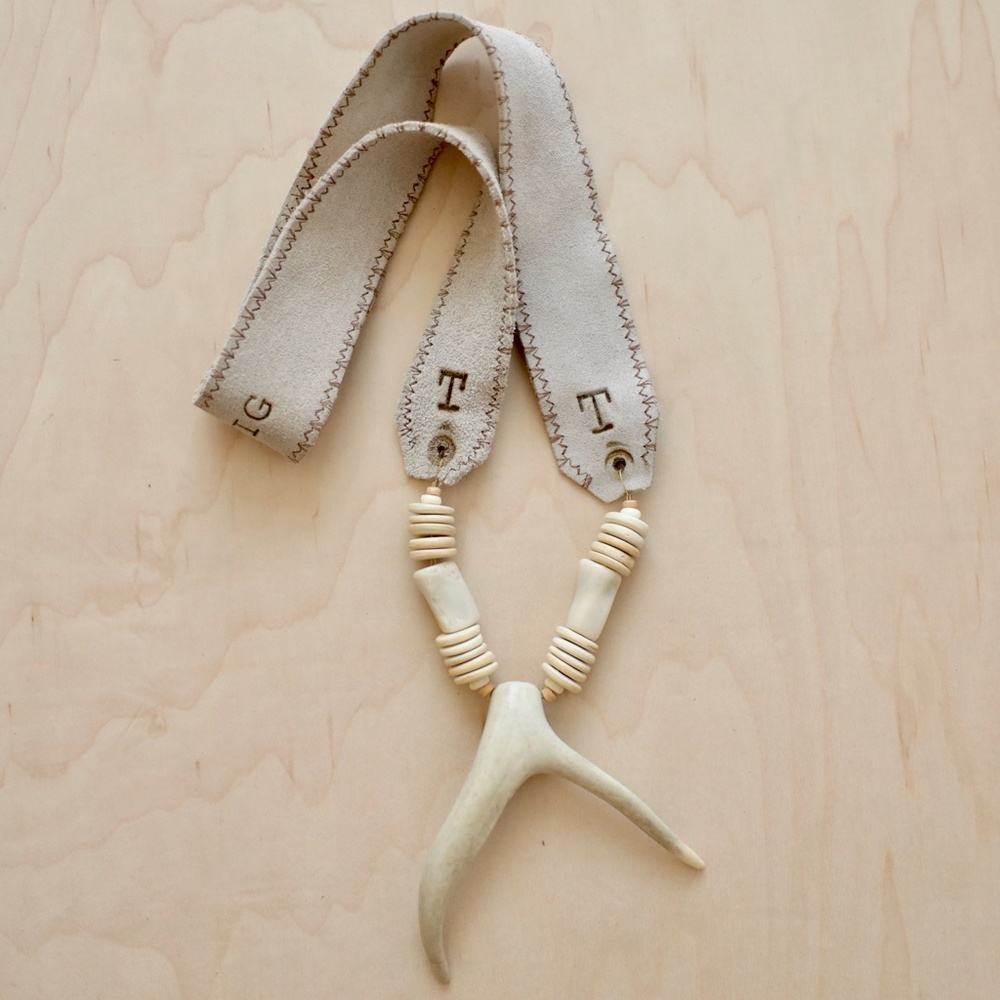 Twine & Twig antler necklace